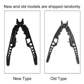 Shocks Struts Damper Pliers, Multi‑function Ball Head Pliers Clip RC Metal Shocks Struts Damper Pliers Compatible with Traxxas HSP Car(Black)