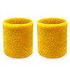 COUVER - Muñequera de algodón Macizo, Color Rizo (1 par),