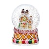 Christmas Snow Globe with Colourful Base 80mm Christmas Waterball (Gingerbread