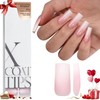 XCOATTIPS Ombre Nails - Extra Short Square Press on Nails,