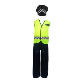 HENBRANDT TODDLER BOYS KIDS POLICE UNIFORM COPPER COP OUFIT FANCY DRESS COSTUME 4-6 YEARS…