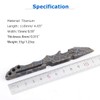 Titanium Pry Bar EDC Multi Tool with Bottle Opener Box