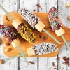 Candy Apple Bamboo Sticks, 24P Candy Apple Bling Sticks with