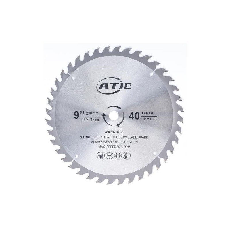 ATIE 9" x 40T 9 Inch 40 Tooth Carbide Tipped