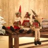 KH Muñecos Navideños Adornos Navidad Santa Claus Reno Mono