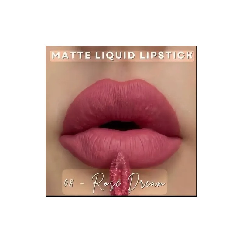 Labial Líquido Mate Farmasi 8 Hrs Duracion No Reseca Ligero