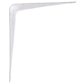 The Hillman Group 852015 Shelf Bracket, White, 6 by 8-Inch, 1-Pack