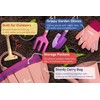 Gardening Set, Tool Kit, for Kids, STEM, Includes Tote Bag,