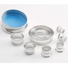 thermohauser Cookie Cutter Set (Stainless Steel) Round, Waved Edges, 14