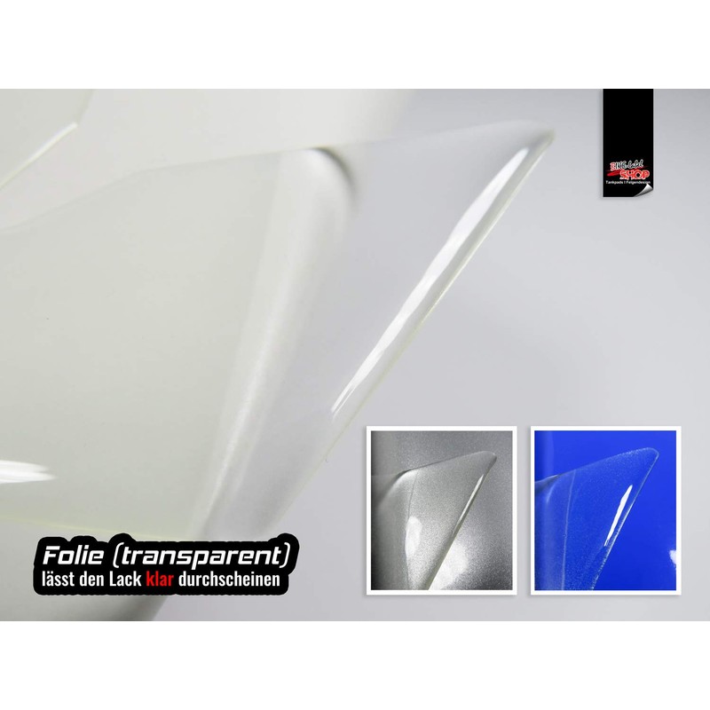 BIKE-label Tank Pad 3D Transparent Paint Protection Compatible with Kawasaki