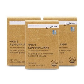 Esther Formula [Esther Formula] Yeo Esther Supercritical Altige Omega 3 1020mg x 30 capsules x 3 boxes I Basic / [에스더포뮬러] 여에스더 초임계 알티지 오메가3 1020mg x 30캡슐 X 3박스 I 기본