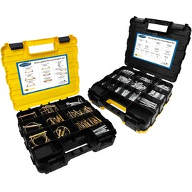420 PCS Heavy Duty Pin Assortment Kit, Hitch Pins R Clip PIns/ Hair Pins/ Lynch Pins/ PTO Pins/ Cotter Pins/ Clevis Pins for Trucks Trailers Tractors Mowers 3 Point Accessories, Farm, Lawn and Garden