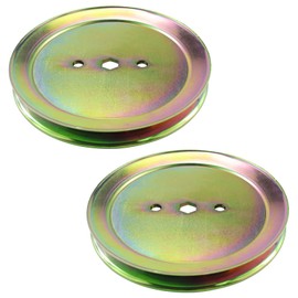 BOSFLAG 2 Pack GX20367 John Deere Pulley Replaces John Deere GX20367 Pulley GX20367 Spindle Pulley, UC23728 for John Deere d110 Parts, John Deere l110 Parts, d105, d110, d130, la110, la115 Tractors
