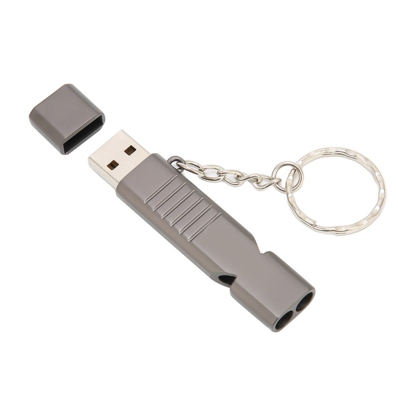 Whistle USB Flash Drives Aluminum Alloy Outdoor Waterproof USB Flash