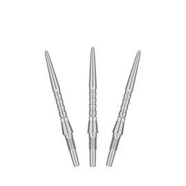 Target Darts Swiss Point Storm Dart Tips, Surge (Pack of 3) 26 mm Silver | Interchangeable Dart Tips, Swiss Storm Tips, Professional Dart Accessories