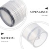POPETPOP 10pcs Clear Plastic Test Tube 10ml Freezing Tubes Vials