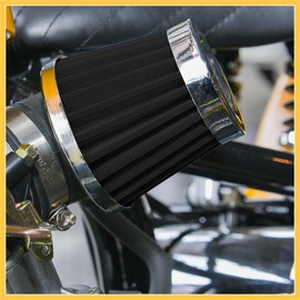 REPAIROCK 1 Set Upgraded Air Filter Intake Kit Engine Air Cleaner for Honda Clone GX160 GX200 202cc 6.5 HP for Go-Karts & Mini Bikes Black Auto Replacement Parts