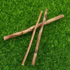 BESPORTBLE Pack of 100 10 cm Wooden Sticks for Crafts, Wooden Log Sticks, Wooden Sticks for DIY Crafts, Art, Craft, DIY, Photo Props (Wood Colour)