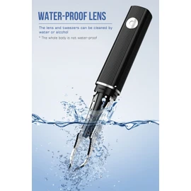 Hair Removal Tweezer with 1080p Camera, Ultimate Precision: Tweezer with Camera - Perfect for Delicate Tasks! (Black)