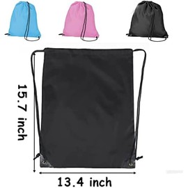 Drawstring Backpack Bags, Gym Bulk Cinch Tote Sackpack Sack Bulk String Bag Backpack Storage Bag, Waterproof Backpack Drawstring Shopping Bag For Party Gym Sports Shopping Camping Travel