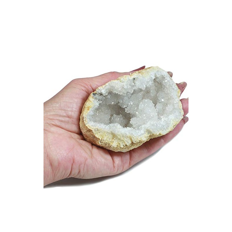 Quartz Geode Crystal Specimen - Extra Large