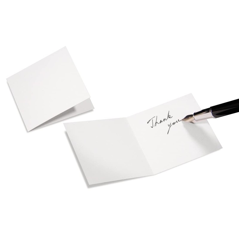 (Red-Rose) Blooming Flower Thank You Cards for Birthday Cards, Weddings,