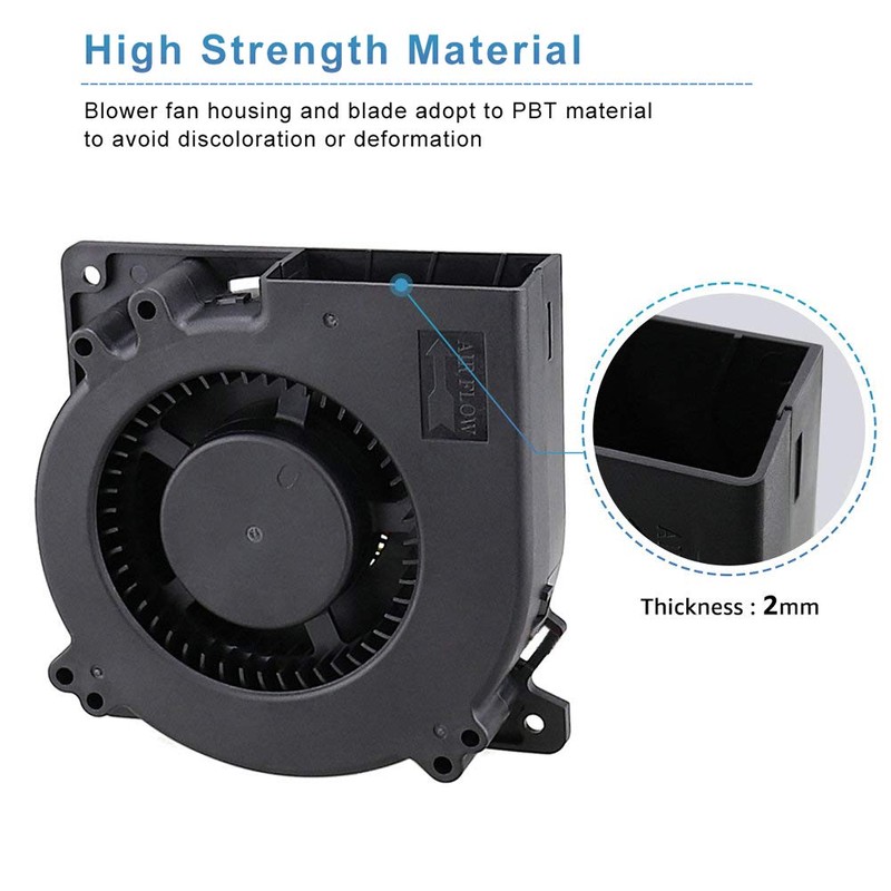 GDSTIME Brushless Radial Blower Fan High Speed 24V DC Centrifugal