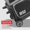 BSI Dash Triple Roller Bowling Bag with Smooth Rolling Wheels,