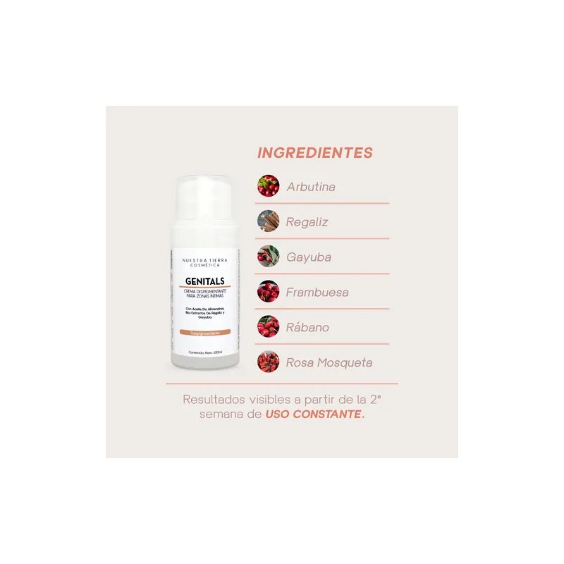 Crema Despigmentante Para Zonas Intimas Con Arbutina 100ml