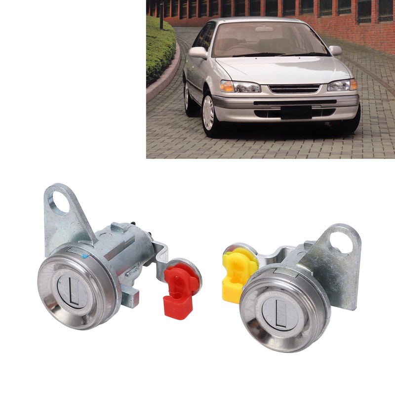 1 Pair Car Door Lock Cylinder with Keys 69052 12360