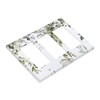 Sage Green Eucalyptus Leaves 3 Gang Triple Rocker Decorative Light