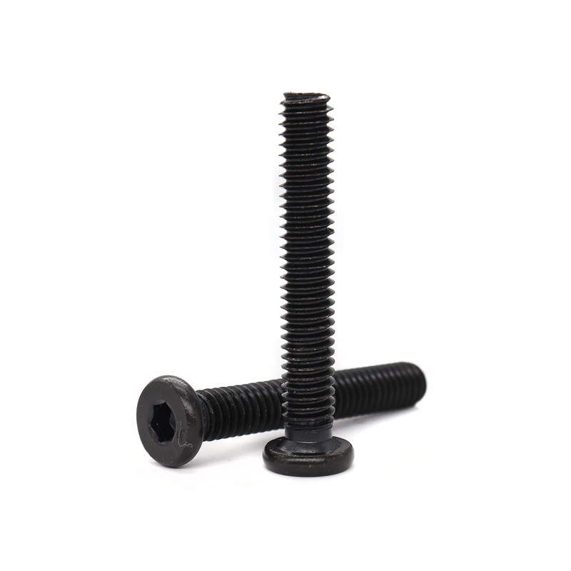 binifiMux 10-Pack Black 5/16-18x3" Black Hex Socket Cap Screws Bolts