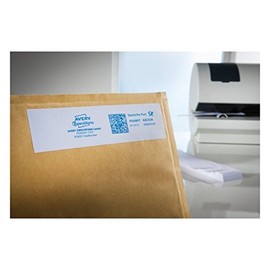 Avery Zweckform 3434 Franking Labels 128 x 38 mm 1 Pack of 1000 Labels White