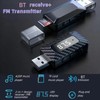 USB Bluetooth 5.3 Adapter, 3-in-1 Receiver and Transmitter with TF
