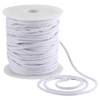 GORGECRAFT 4mm 33 Yards White Cotton Drawstring Replacement Cord for