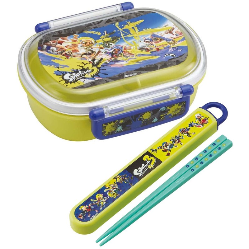 Skater Chopsticks and Case Set for Children, Bento, 16.5cm, Made