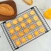 QWORK Stackable Cooling Racks for Baking and Cooking, 2 Pack