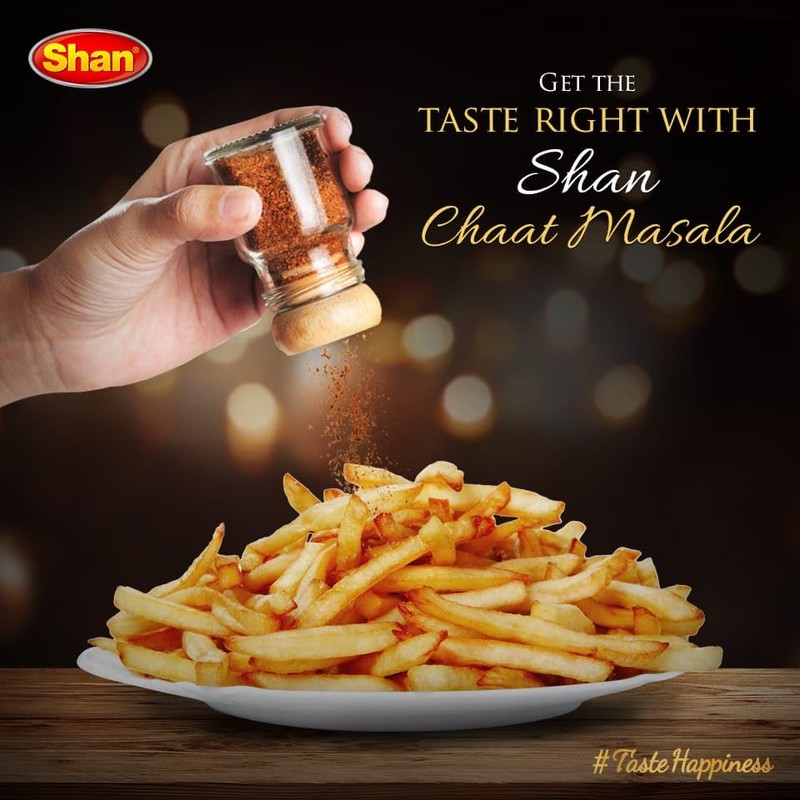 Shan - Chaat Masala Seasoning Mix (100g) - Spice Packets