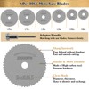 LAMPTOP 47 Pcs Woodworking Tools and Accessories, Including Countersink Drill