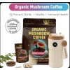 Wanju Nature Beauty Organic Mushroom Coffee, 10 Mushroom Extract Blend,