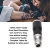 RCA Tattoo Pen Kit Silver Black Rotary Tattoo Machine Power