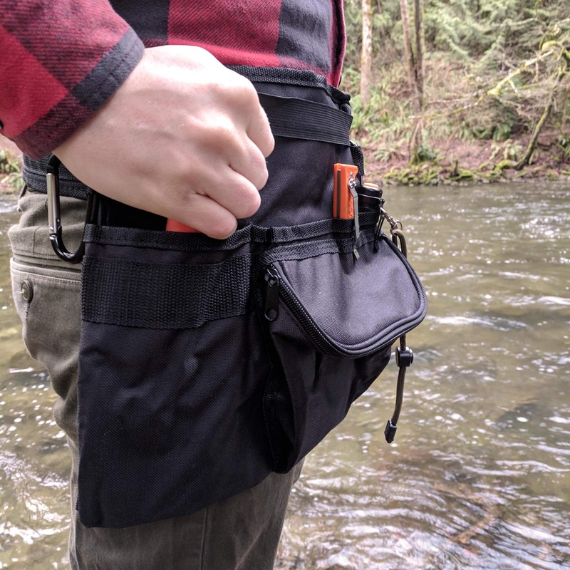 ASR Outdoor 11" Metal Detecting Nylon Utility Belt Pouch