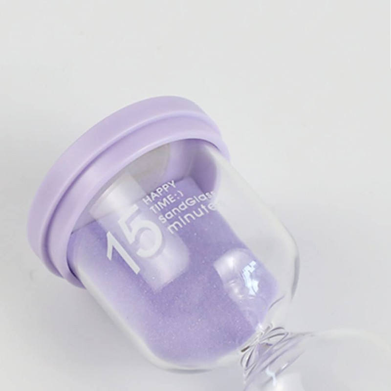 Sand Timer 15 Minute Purple Sand Timer for Kids Game