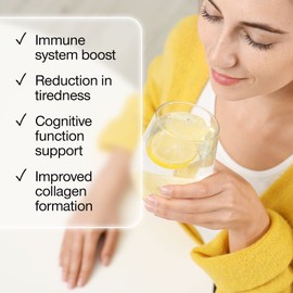 SuperSelf Vitamin C and Zinc Tablets - 1000mg VIT C Enhanced with Zinc, Iron, Copper High Strength - 120 Easy to Swallow Capsules - Vegan Immune System Complex Vitamin C Supplement with Superior Absorption