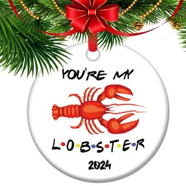 You're My Lobster - 2024 Christmas Wedding Decoration, Newlyweds Married Keepsake, Ceramic Ornament