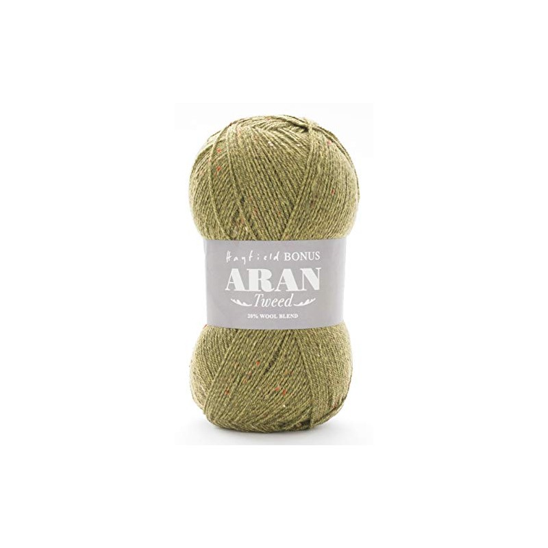 Hayfield Bonus Aran Tweed, Sagewood (695), 400g by Sirdar