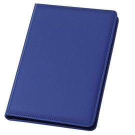 Lcjtop Junior Padfolio Portfolio with 5 x 8 Writing Pad, A5 Business Portfolio Binder Folder Organizer Case for Men Women, Blue