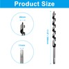HARSKIYER 3/4 Inch Diameter Wood Auger Drill Bit, 12 Inch