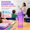 18oz Ceramic-Lined Kids Water Bottle, Insulated Water Bottle kids School