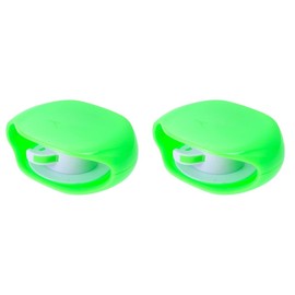 Gatuida 2pcs Automatic Roll Earphone Cable Organizer Portable Data Cable Winder for Earphones and Charging Cords Material Green for Home Travel Use